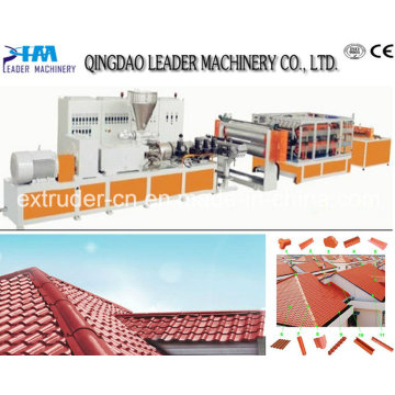 Línea de fabricación de paneles de techado de PVC